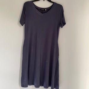 Gray T shirt dress
